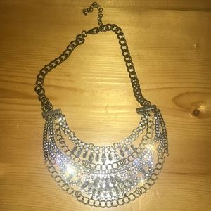 Statement necklace from buckle
